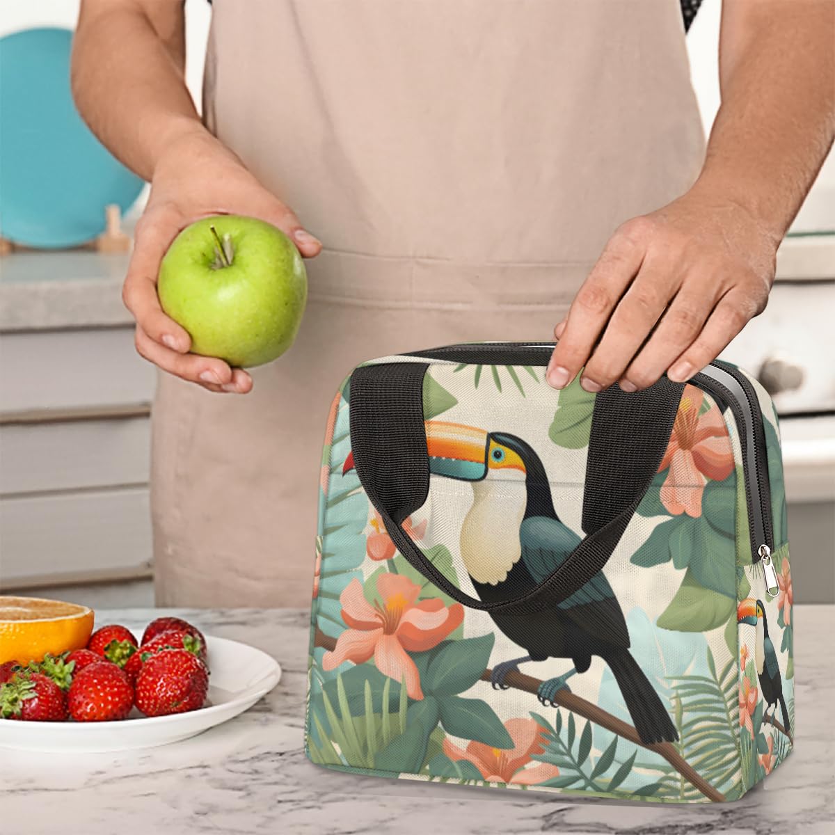 Amazon.com: Toucan Bird Insulated Lunch Box for Women Men,Cooler
